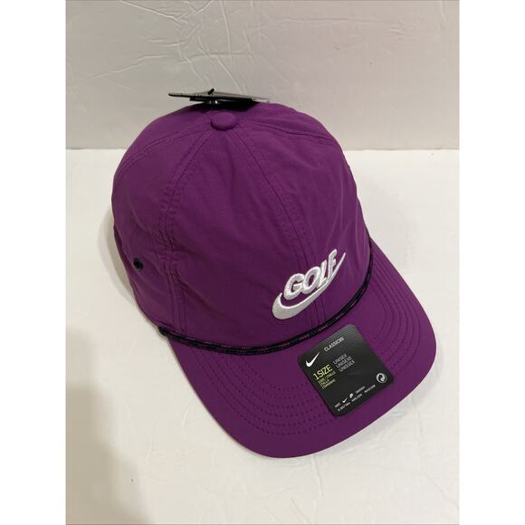 Nike Adult Unisex Aerobill Classic99 Rope Golf Hat Cap Purple BV8229 551 *RARE*